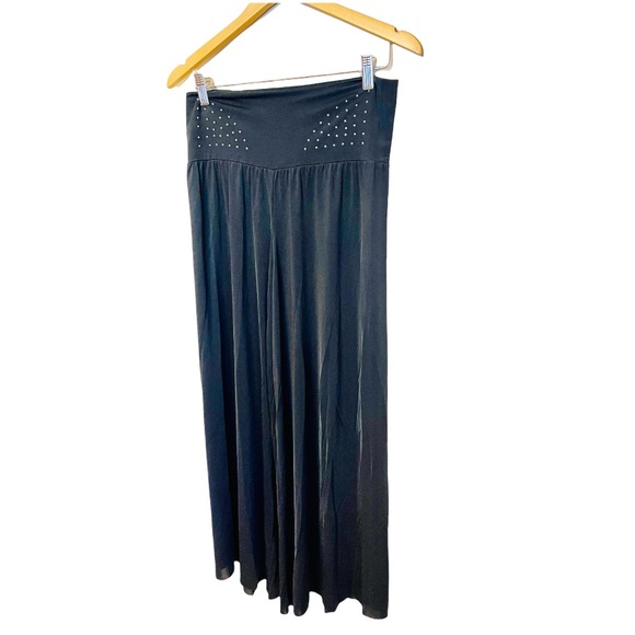 ISSEY MIYAKE - beautiful black, wide leg, Raw edge pants. - Picture 7 of 13